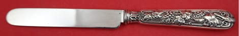 Dessert Knife HH  AS  with Lion, anchor, H hallmark  7 1/4